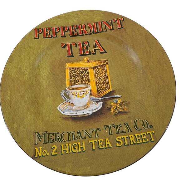 Sakura Tea Cups Design 8 ¼” Stoneware Salad Luncheon Plates – Set of 3 - Picture 10 of 16